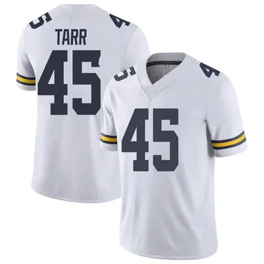 Men's Limited Greg Tarr Michigan Wolverines Brand Jordan Football College Jersey - White