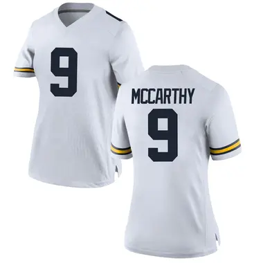 Women's Game J.J. McCarthy Michigan Wolverines Brand Jordan Football College Jersey - White