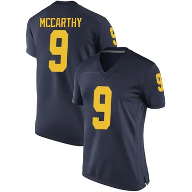 Women's Replica J.J. McCarthy Michigan Wolverines Brand Jordan Football College Jersey - Navy