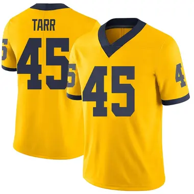 Youth Limited Greg Tarr Michigan Wolverines Brand Jordan Maize Football College Jersey