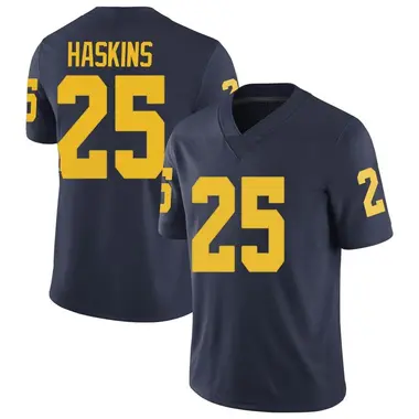 Youth Limited Hassan Haskins Michigan Wolverines Brand Jordan Football College Jersey - Navy