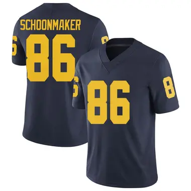 Youth Limited Luke Schoonmaker Michigan Wolverines Brand Jordan Football College Jersey - Navy